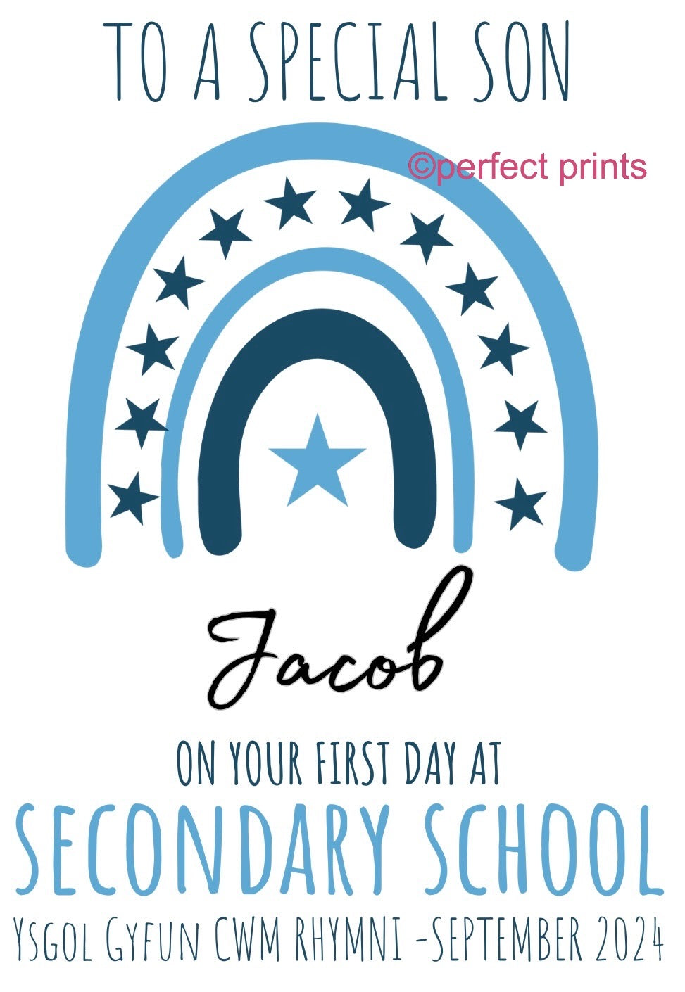 Back to School / First Day Card